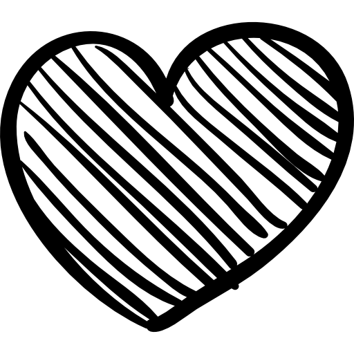 Heart sketch アイコン