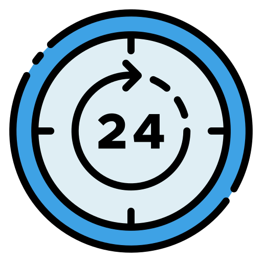 24 hours アイコン