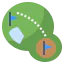 Golf flag Ikona 64x64