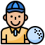 Golfer icon 64x64
