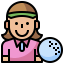 Golfer icon 64x64