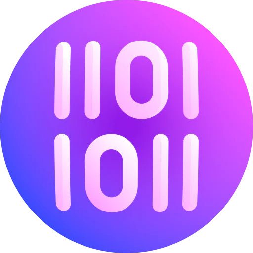 Binary code icon
