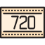 720 HD biểu tượng 64x64