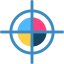 Circular target icon 64x64