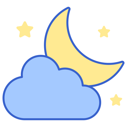Cloudy night іконка
