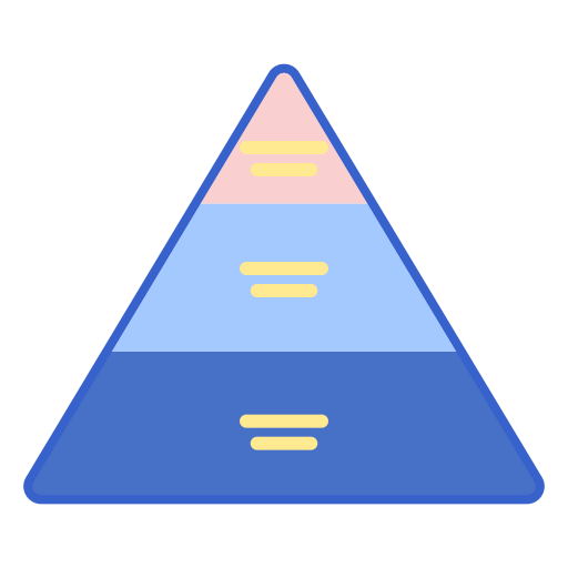 Pyramid chart 图标