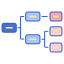 Hierarchical structure biểu tượng 64x64