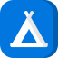 Camping icon 64x64