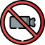 No video icon 64x64