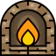 Каменная печь иконка 64x64