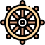 Dharma wheel icon 64x64