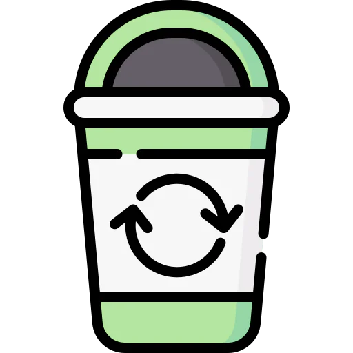 Trash can icon
