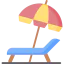 Sunbed icon 64x64