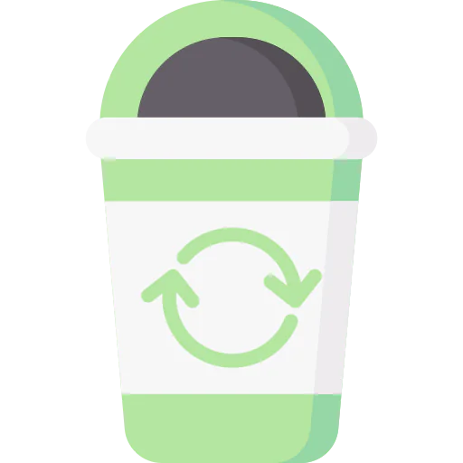 Trash can icon