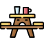 Picnic table icon 64x64