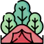 Camping tent icon 64x64