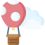 Hot air balloon icon 64x64