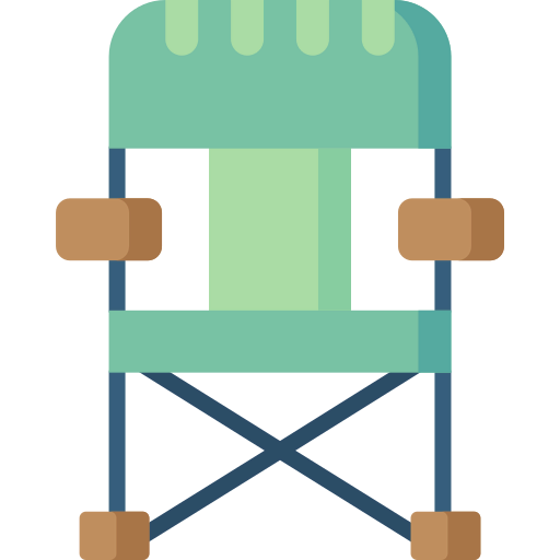 Folding chair icon