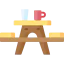 Picnic table icon 64x64
