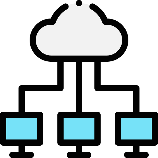 Cloud network Ikona