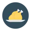 Roast chicken icône 64x64