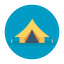 Camping tent icône 64x64