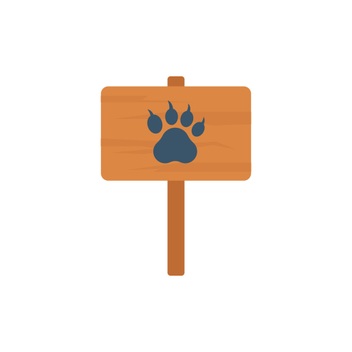 Paw print ícone