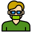 Nerd icon 64x64