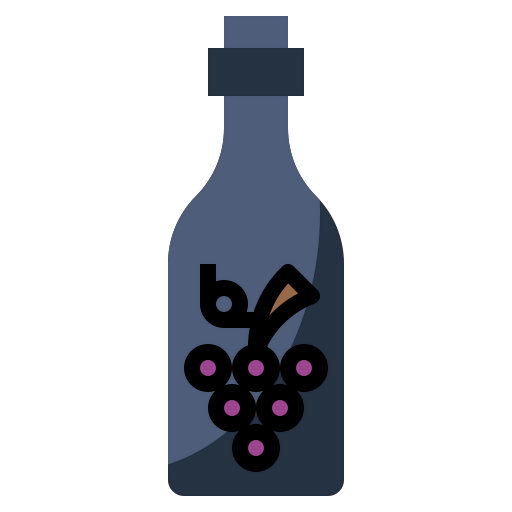 Grape wine icon