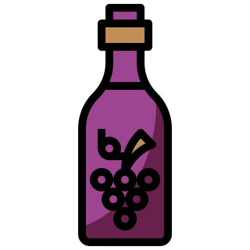 Grape wine icon