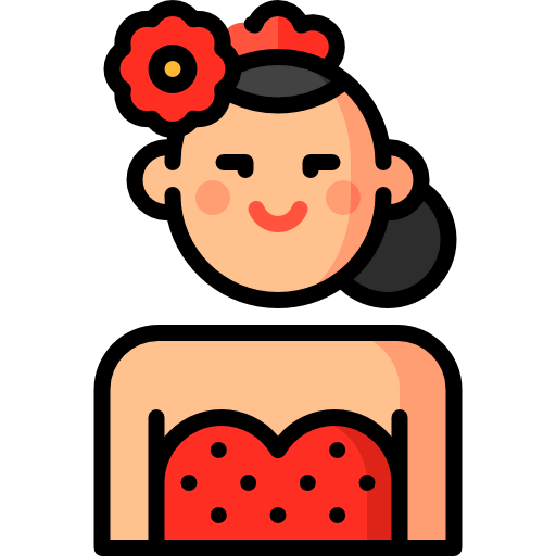 Танцор фламенко иконка