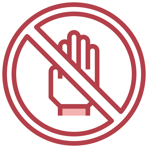 Do not touch 图标