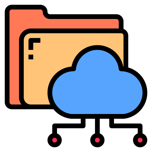 Cloud storage icon