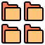 Folders Symbol 64x64