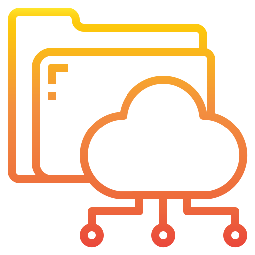 Cloud storage icon
