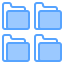 Folders ícono 64x64