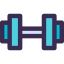 Dumbbell Symbol 64x64