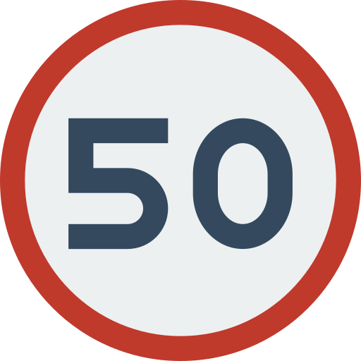 Speed limit icon