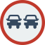 No overtaking icon 64x64