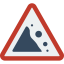Falling rocks icon 64x64
