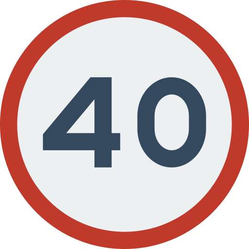 Speed limit icon