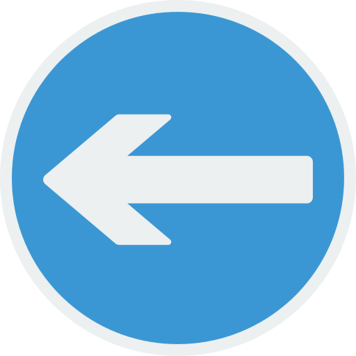 Turn left icon