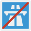 End motorway icon 64x64