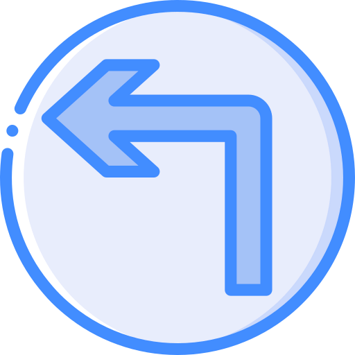 Turn left アイコン