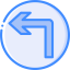 Turn left icon 64x64