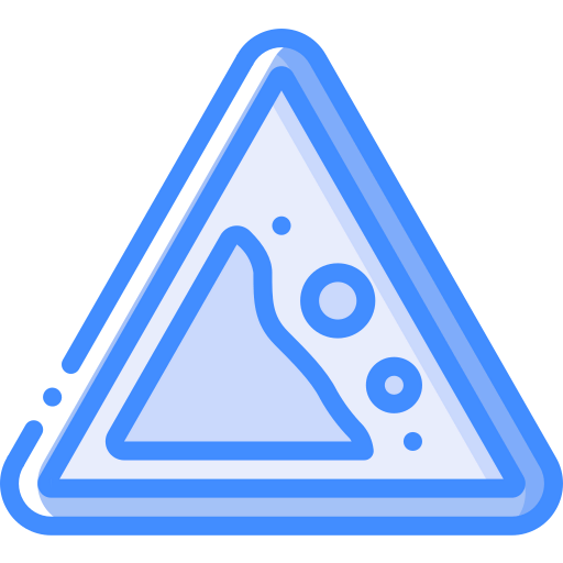Falling rocks Symbol