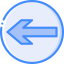 Turn left icon 64x64