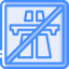 End motorway icon 64x64