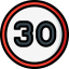 Speed limit icon 64x64