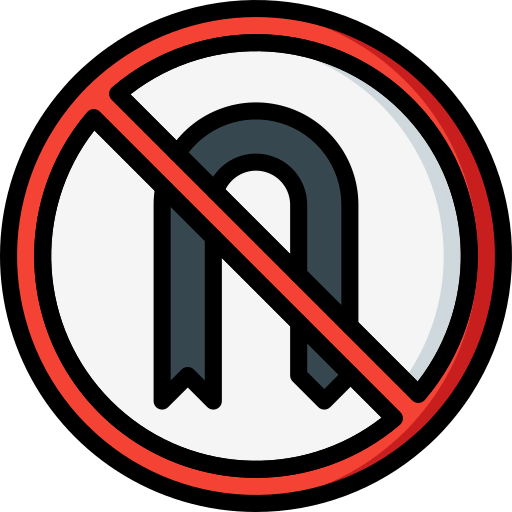 U turn icon